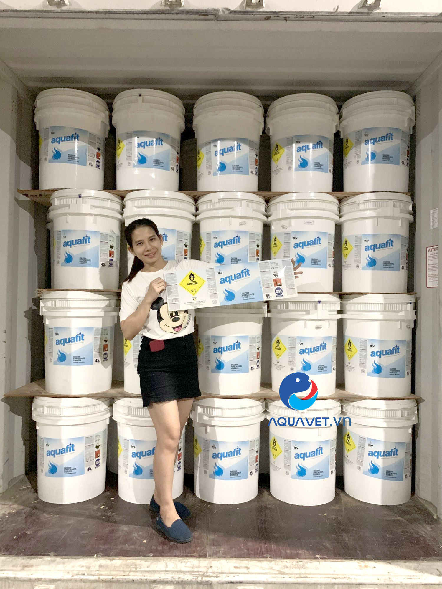 Clorin Aquafit 70% | Hóa chất chlorine xử lý nước